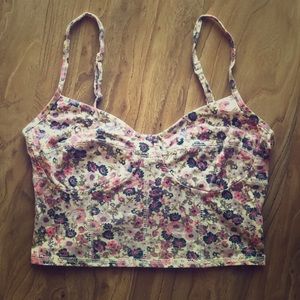 Floral Bralette Crop Top
